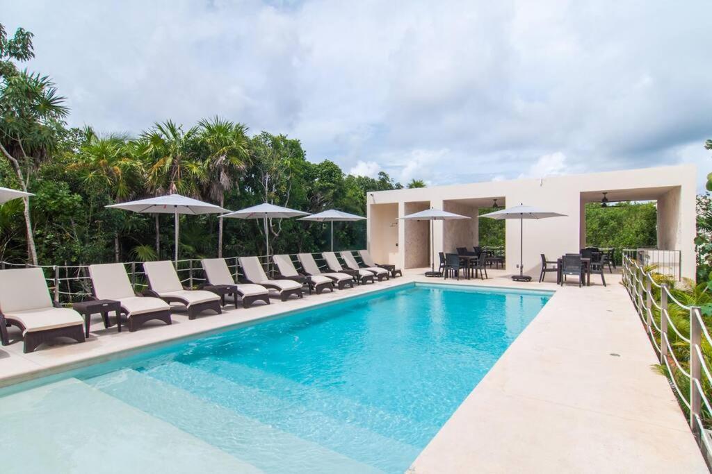 Ground Level Garden Condo At Akumal South By Tao Santamar Kültér fotó